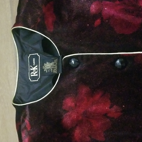 R&K🎅Evening Blazer/ Jacket Womens Petite 12P - Picture 5 of 8